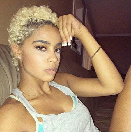 Hair Blonde Beauty Curly