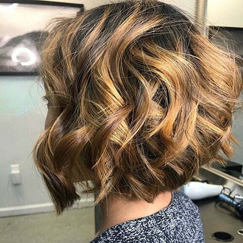 Short Thick Curly Hairstyle 2018