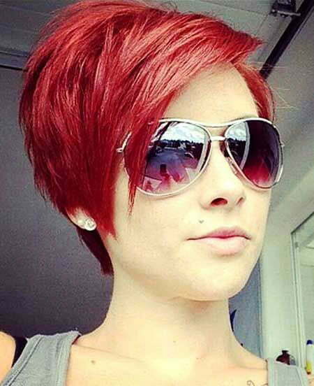 Red Pixie Hair Color