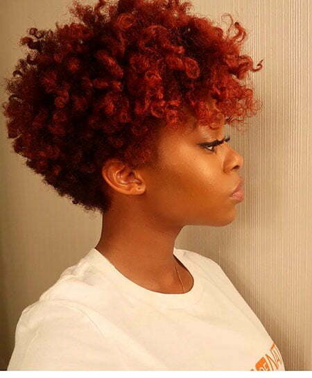 Natural Hair Curly Tapered