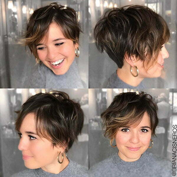 Short Hairstyles With Bangs For Fine Hair