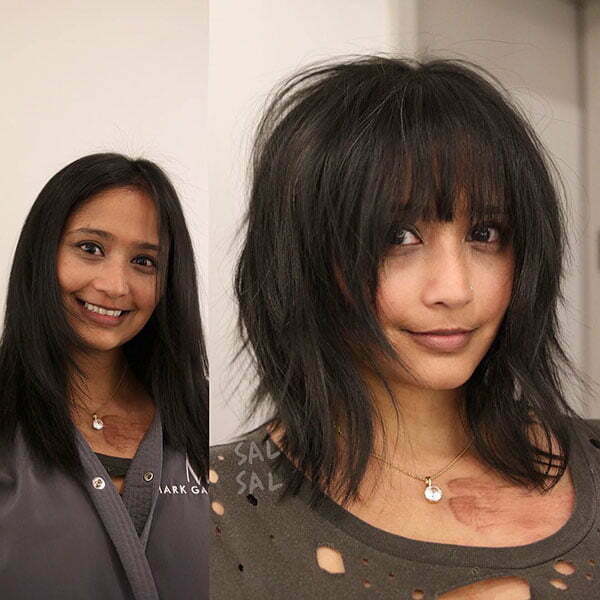Short Shaggy Hairstyles With Bangs