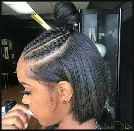 Black Girl Short Braided Hairstyles