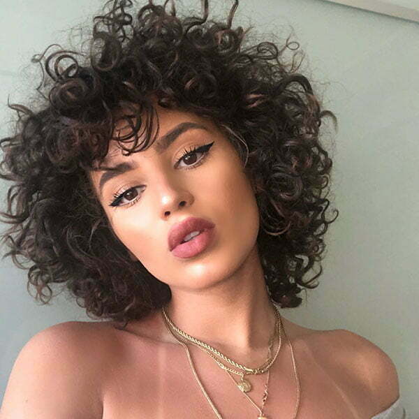 Short Curly Hair For Black Women
