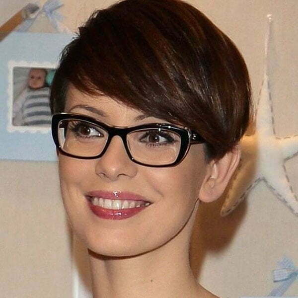 Pixie Cut With Glasses