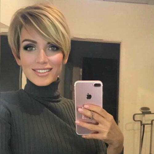 Short Hair With Side Bangs