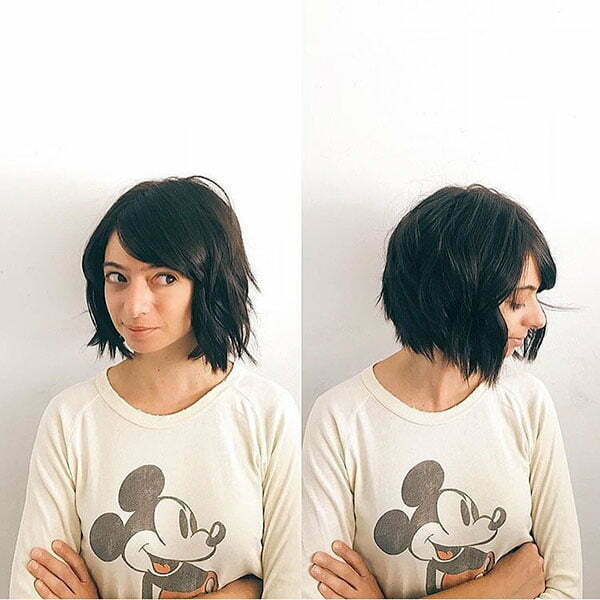 Short Haircuts For Thick Hair And Round Faces