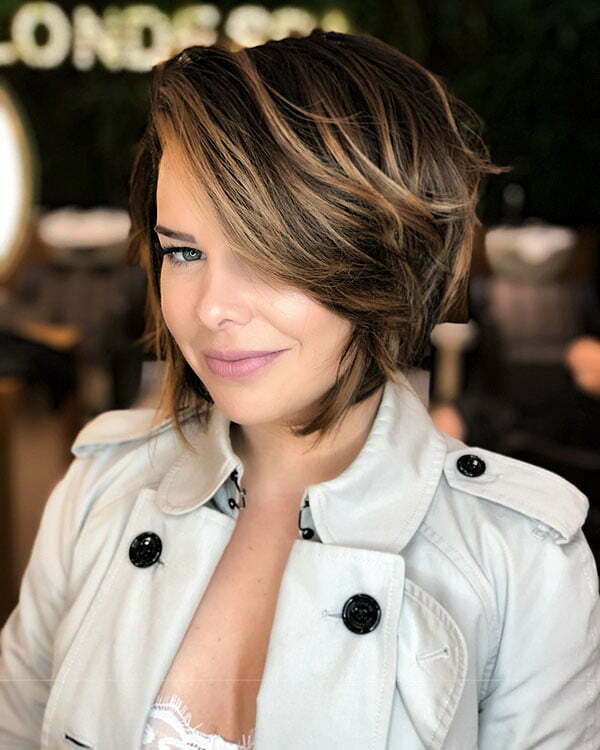 Highlighted Short Hairstyles