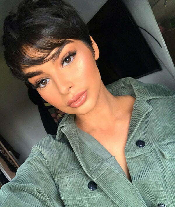 Short Hairstyles With Bangs For Black Women