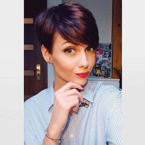 Pixie Cut With Bangs