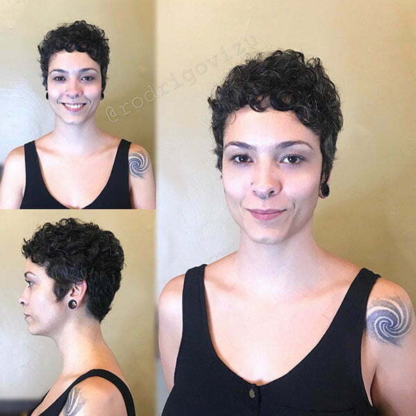Short Curly Pixie Haircuts