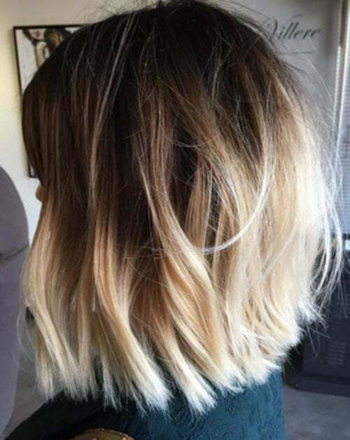 45+ Beautiful Brown to Blonde Ombre Short Hair | Blonde