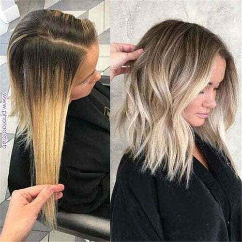 Short Brown Hair With Blonde Highlights
