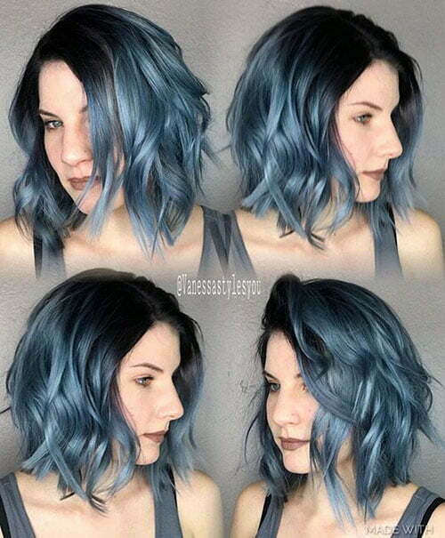 Short Blue Hairstyles