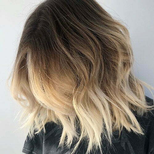Brown And Blonde Short Hair