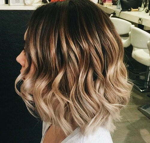 45+ Beautiful Brown to Blonde Ombre Short Hair | Blonde