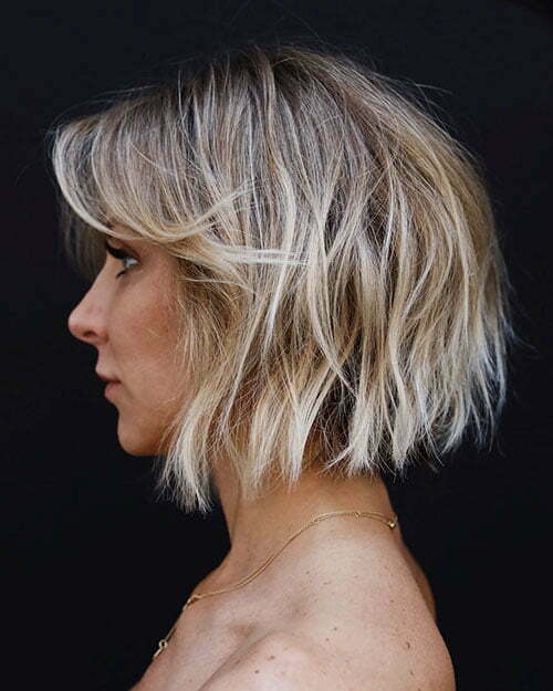 Short Blonde Hairstyles For Thick Hair