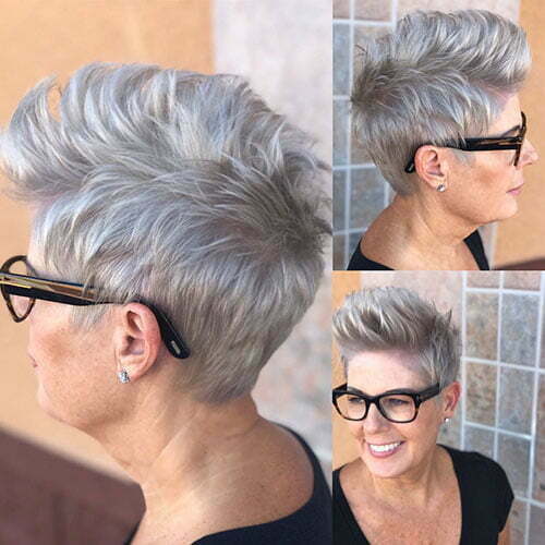 Short Pixie Haircuts For Older Women