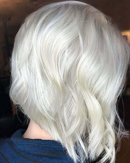 Short White Blonde Hair