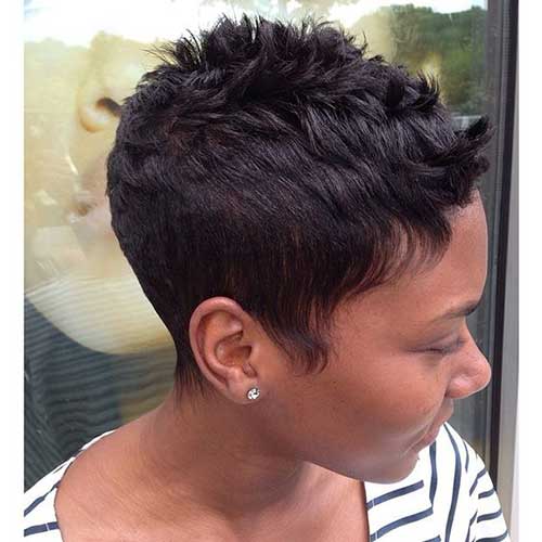 Easy Boyish Short Hairstyles for Black Women