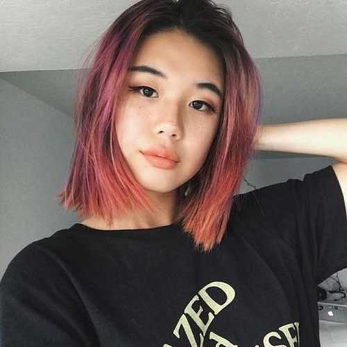 Pink Ombre Hair Color Ideas for Short Hair 2019