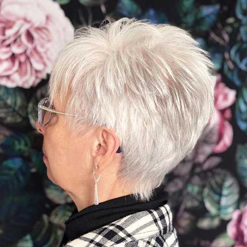 Short Pixie Hairstyles for Older Women