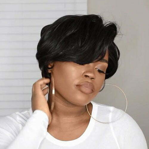 Wavy Hairstyles for Short Hair Black Women
