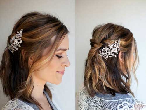 Wedding Hairstyles Accessory for Short Hair