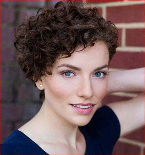 Short Curly Brown Hairstyles-16