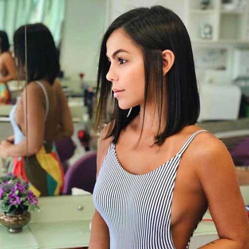 Short Straight Hairstyles for Thin Hair-12