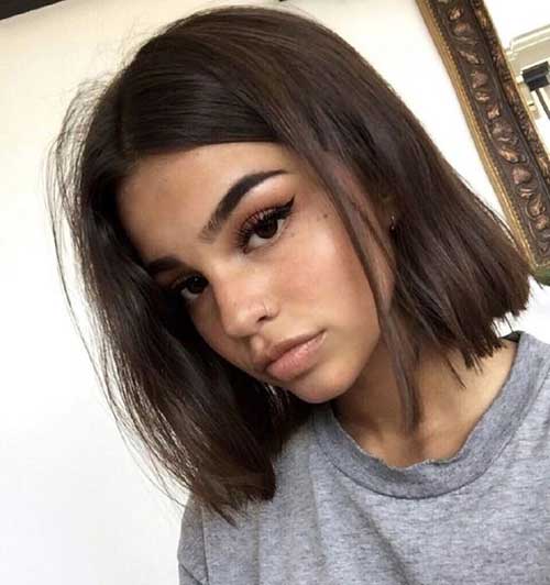 Messy Short Hairstyles for Thin Hair-24
