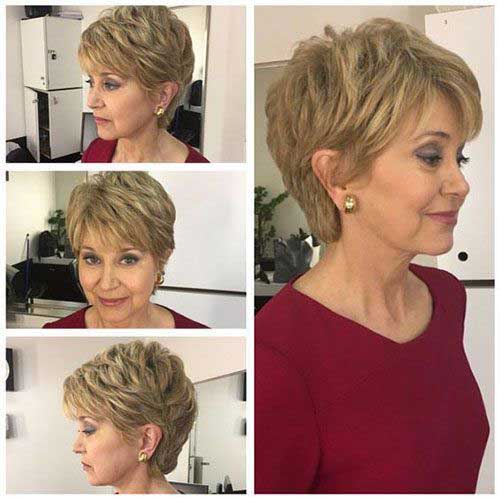 Modern Short Haircuts for Women Over 50-6