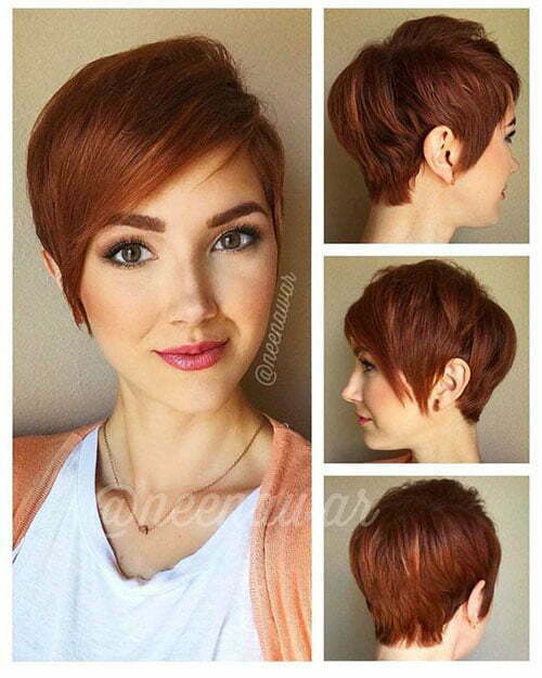 Red Edgy Pixie Haircuts-9