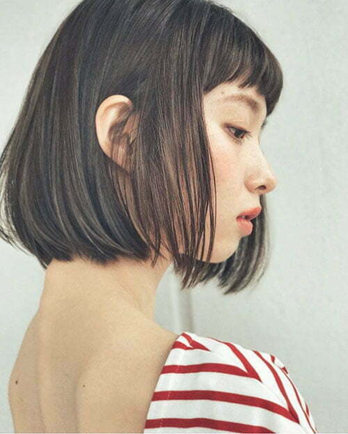 Pictures Of Short Haircuts With Bangs