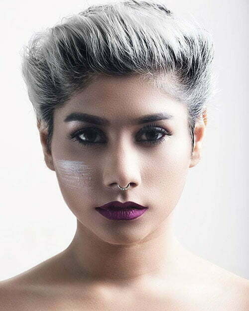 Short Hairstyles For Grey Hair