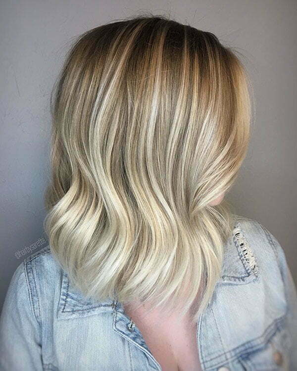 Ombre Blonde Hair Color For Short Hair