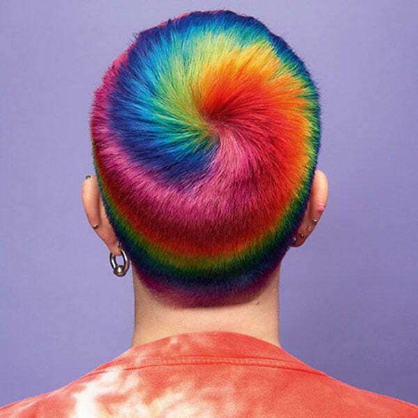 Short Rainbow Hairstyles