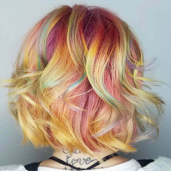 Images Of Short Rainbow Hairstyles