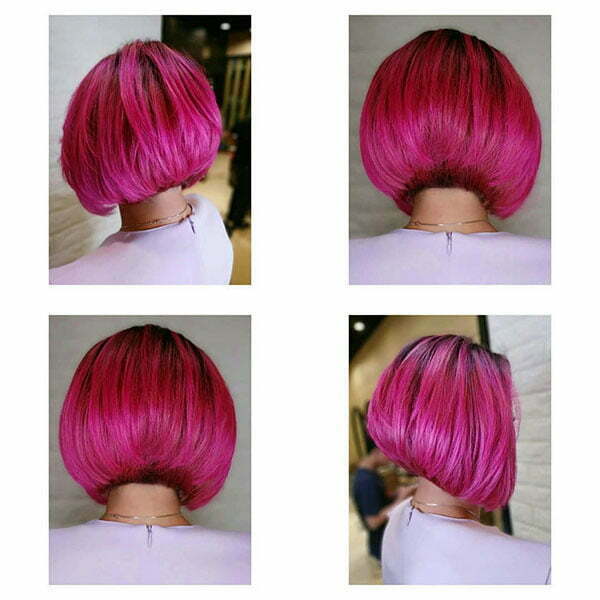 Pictures Of Short Pink Hair