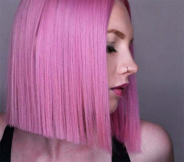 beautiful pink hair