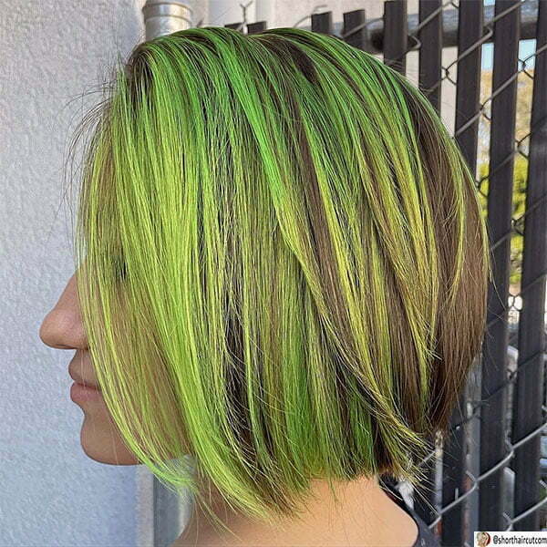 best green hairstyles
