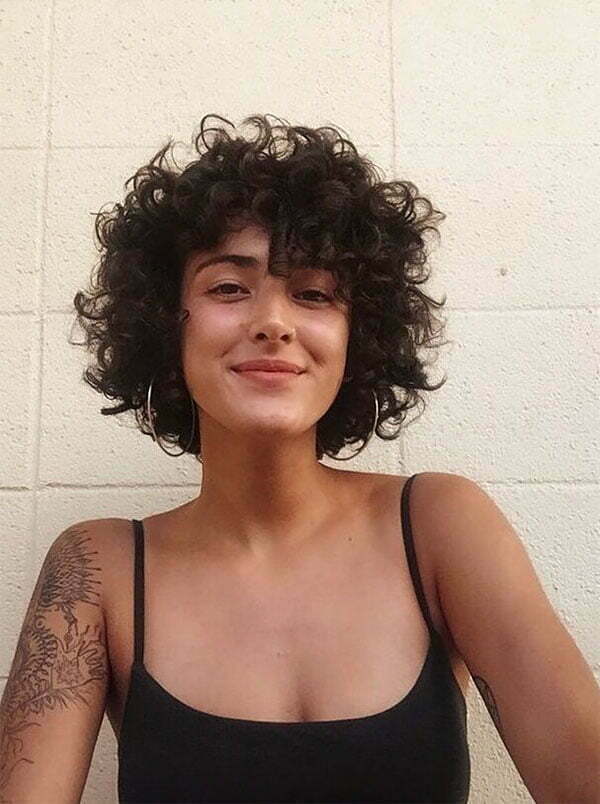 best hair color for short curly hair