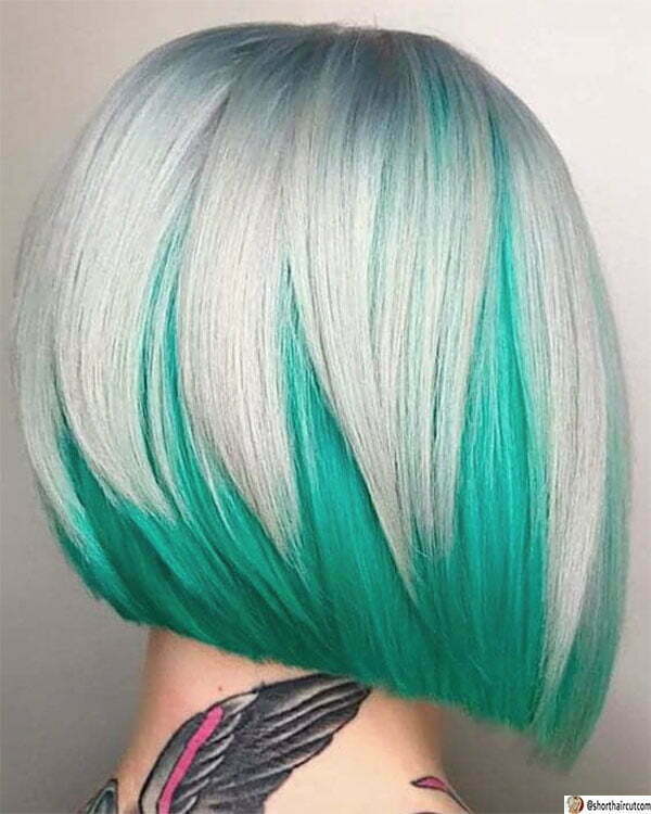 best hairstyles for green hair