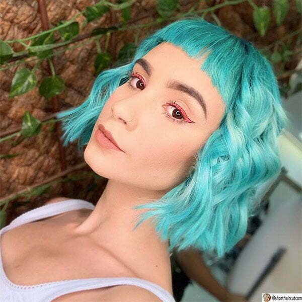 blue and color hair ideas