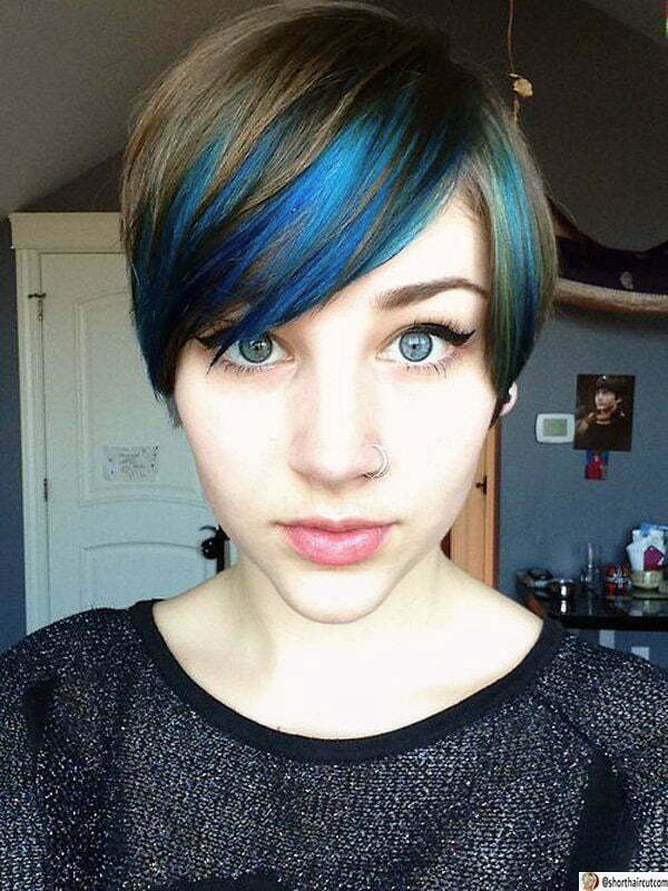 20 Female Short Blue Hairstyles That’ll Double Your Charm | Short ...
