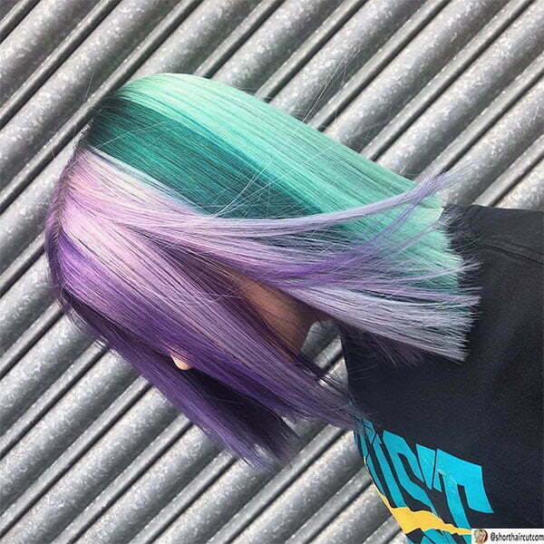 cool purple hair