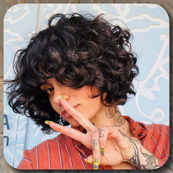 curly hair new style