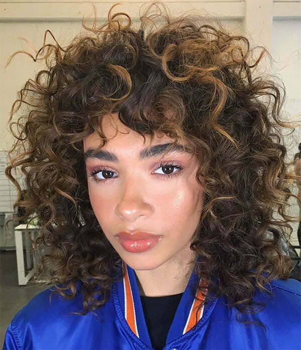 curly hair styles for women