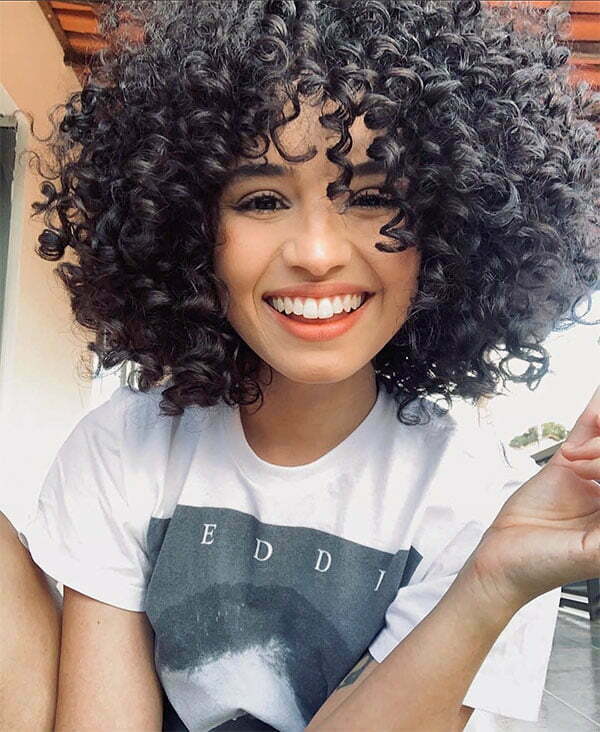 great short haircuts for curly hair