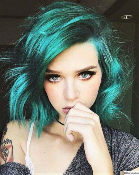 green hair pictures ideas